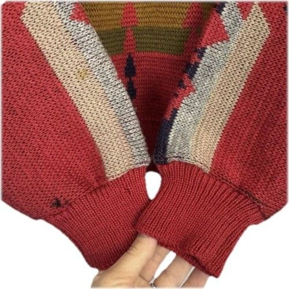 Vintage Pendleton High Grade Western Wear Sweater Size S Chief Joseph Aztec 70s - Picture 6 of 12